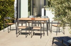 Nova Design & Build - Masa Dining 226x104 cm Tec natural - ICON - Lava - Setting