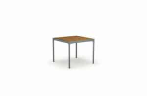 Nova Design & Build - Masa Dining cu cadru - 90x90 cm - Dark Grey - FOUR - Bambus