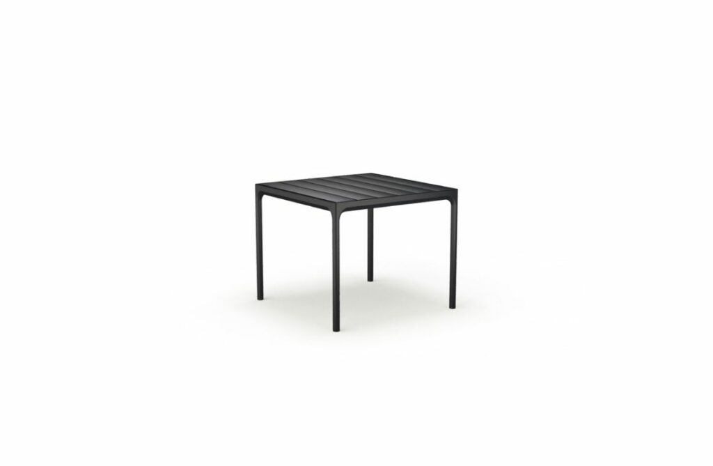 Nova Design & Build - Masa Dining cu cadru Black - 90x90 cm - FOUR - Black