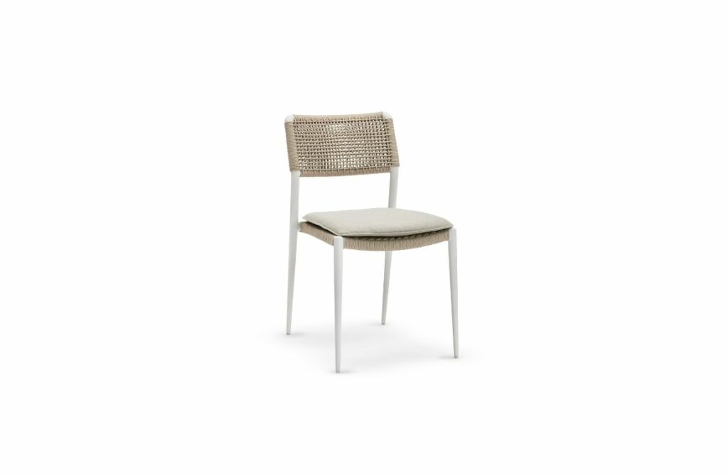 Nova Design & Build - Scaun Dining fara cotiere - RAY - White
