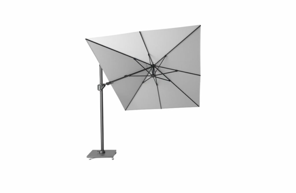 Nova Design & Build - Umbrela Terasa Challenger T2 - 3,5x2,6m - Platinum - Light Grey