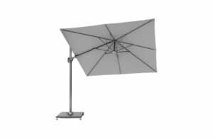 Nova Design & Build - Umbrela Terasa VOYAGER T2 - 2.7x2.7 m - Platinum - Light Grey