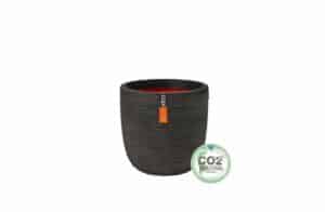 Nova Design & Build - Ghiveci Capi - Jardinieră în formă de ou 35x34cm - Rib NL - Dark Brown