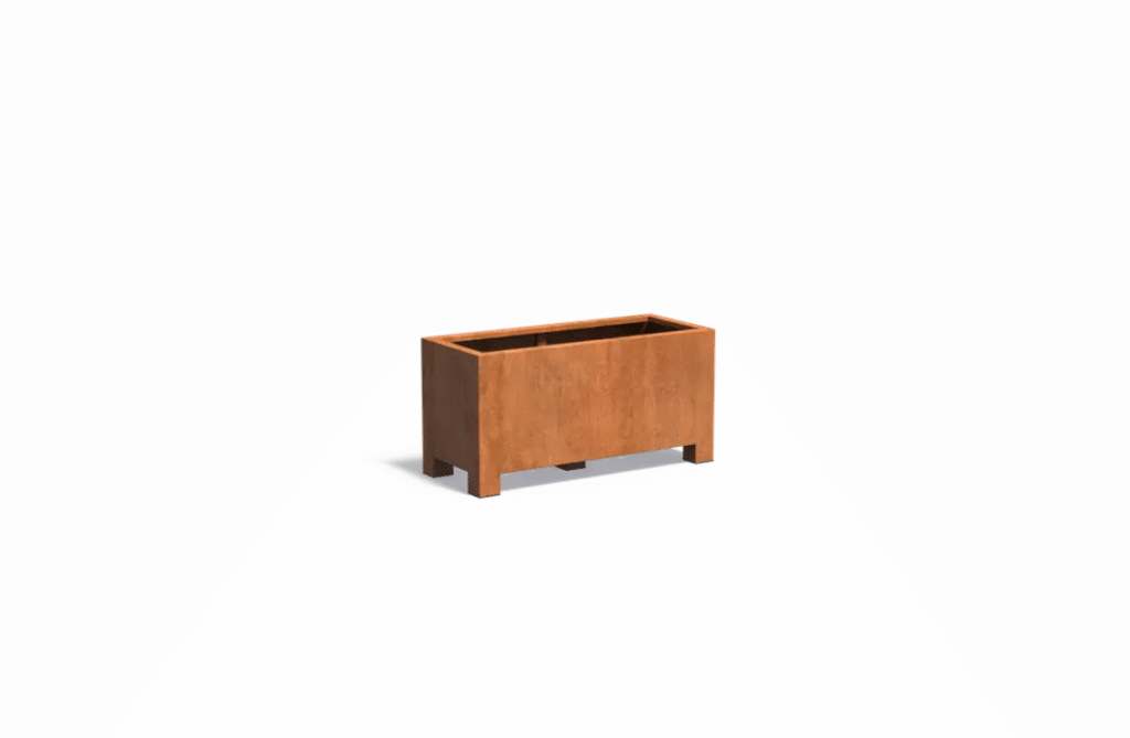 Nova Design & Build - Vas de plante - Corten - 120x50x60 cm