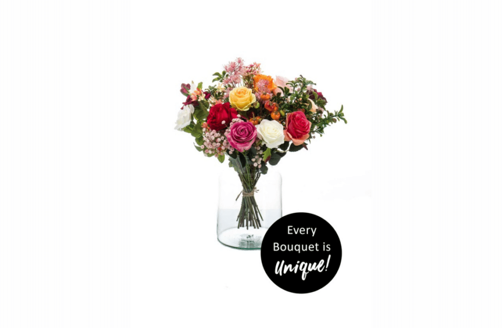 Nova Design & Build - Plante Artificiale - Buchet artificial Flame Roses